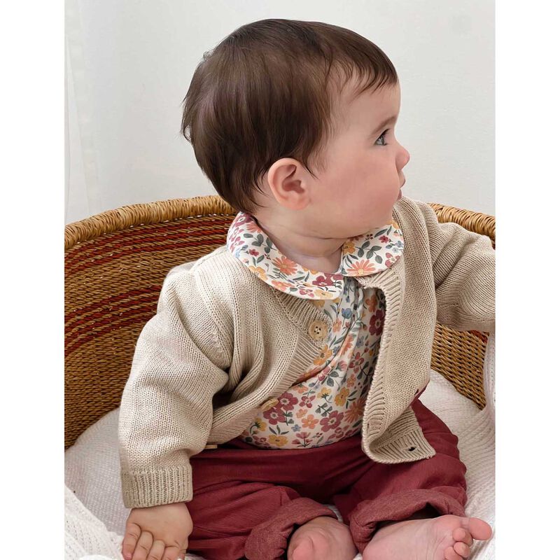 Purebaby Thick Bodysuit With Collar image number 1